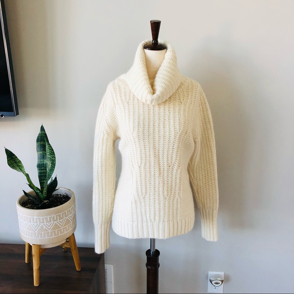 Banana Republic Chunky Knit Turtleneck Sweater